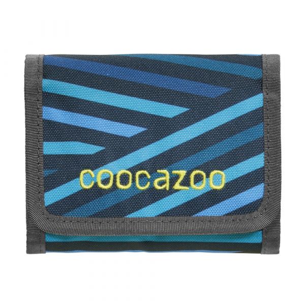 coocazoo Geldbeutel "CashDash" mit Sichtfenster, zebra stripe blue