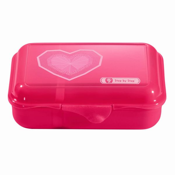 Step by Step Lunchbox "Glitter Heart Hazle", Pink