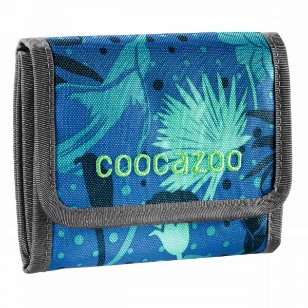 coocazoo Geldbeutel "CashDash" mit Sichtfenster, tropical blue