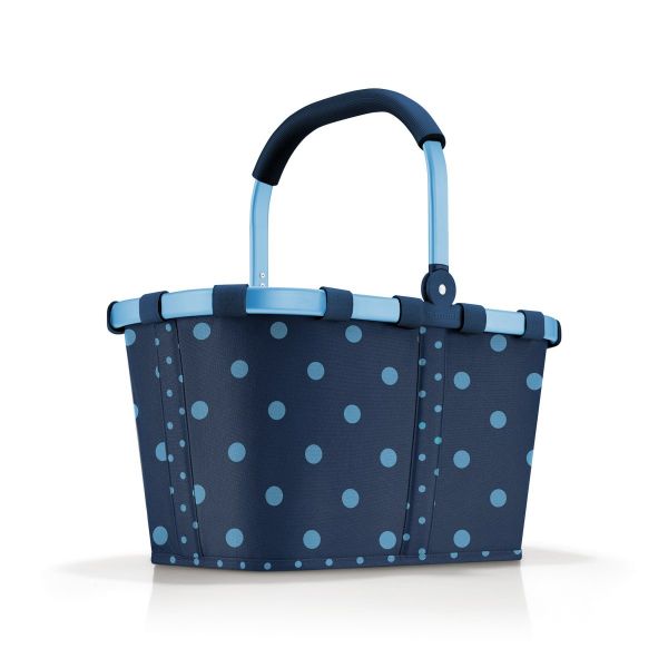 reisenthel carrybag frame mixed dots blue